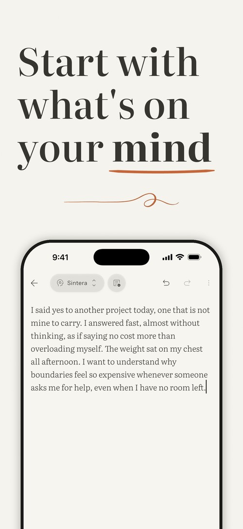 Start with what's on your mind