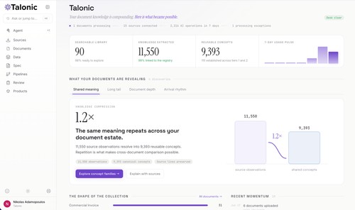 Talonic screenshot