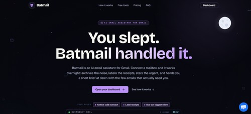 Batmail screenshot