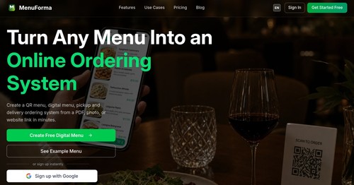 MenuForma screenshot