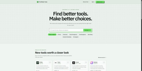 Find Better Tools screenshot