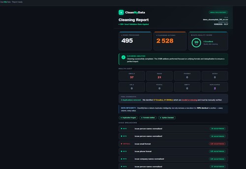 Cleanmydata.io