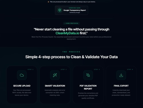 Cleanmydata.io