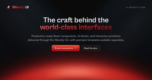 Wensity UI