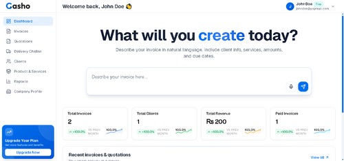 Casho AI screenshot