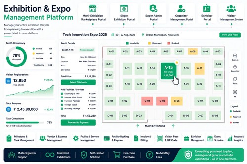 White-Label Exhibition & Expo Management Platform