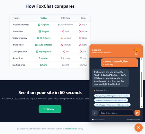 GetFoxChat screenshot