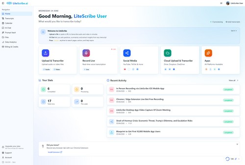 LiteScribe screenshot