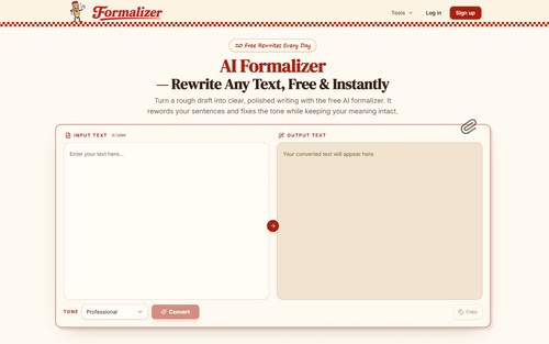 FormalizerApp screenshot