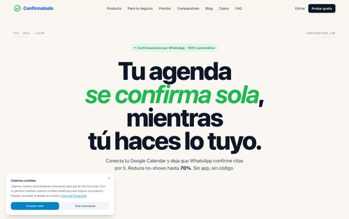 Confirmatodo screenshot