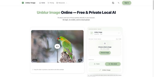 Unblur Image screenshot