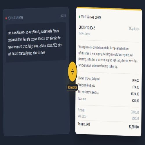 TradeKwote screenshot
