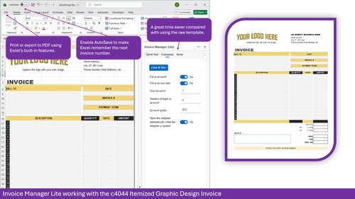Invoice Manager (Lite) is a greate time saver