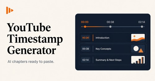 YouTube Timestamp Generator
