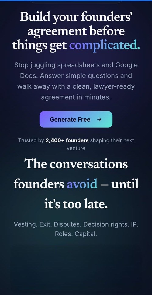 FounderAgreement.com