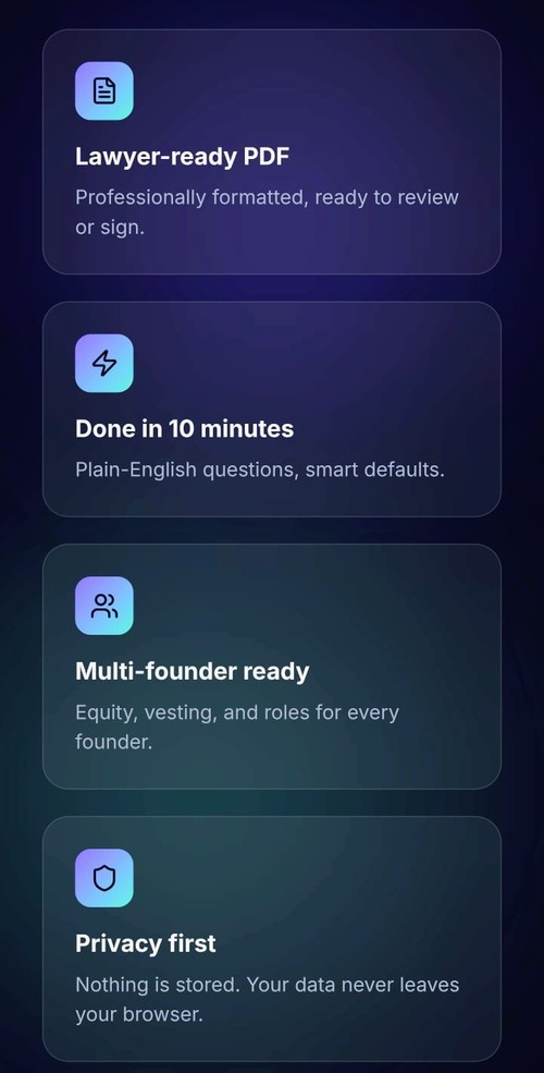 FounderAgreement.com