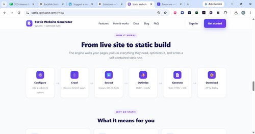 Toolscase Static Site Converter