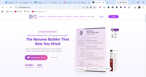 Toolscase CV Builder