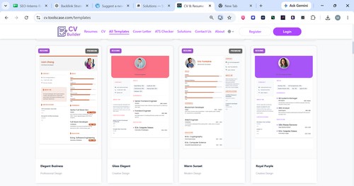 Toolscase CV Builder