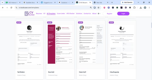 Toolscase CV Builder