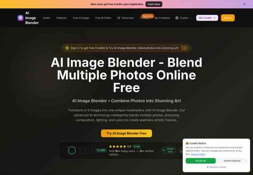 AI Image Blender screenshot