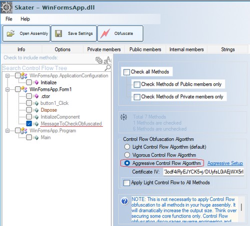 Aggressive Control Flow algorithm