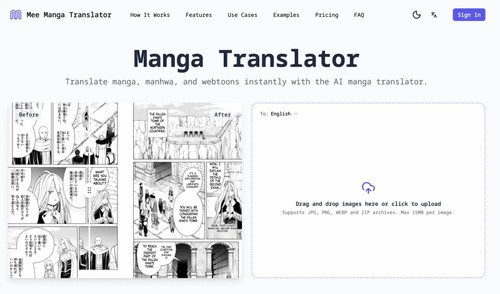 Manga Translator screenshot