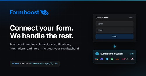 Formboost screenshot