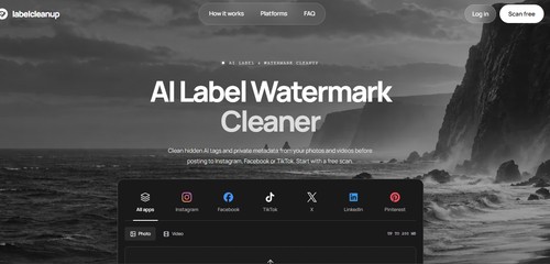 Label Cleanup screenshot