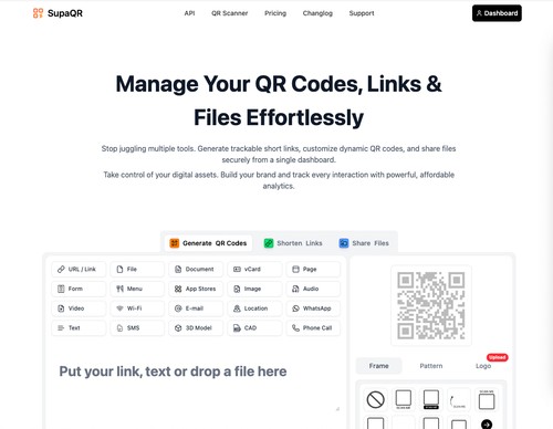 SupaQR screenshot