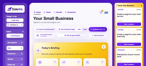 SideKik CRM screenshot