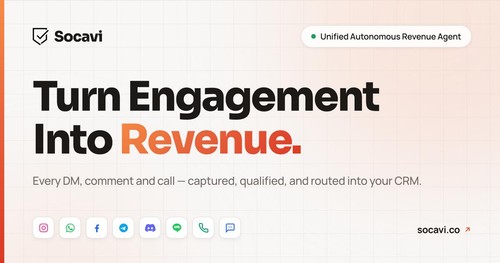 Socavi homepage - AI revenue agent for automobile dealerships