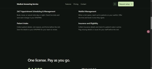 Medical Answering Service screenshot