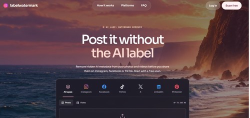 Label Watermark screenshot