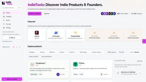 IndieTools screenshot