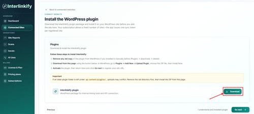 Interlinkify screenshot