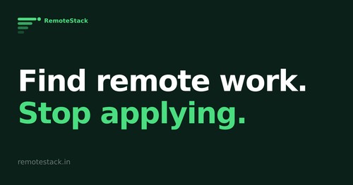 RemoteStack job listings with match scores and direct employer ATS links