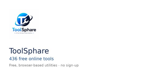 ToolSphare screenshot