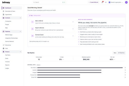 Introzy screenshot