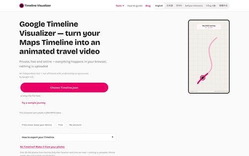 Timeline Visualizer screenshot