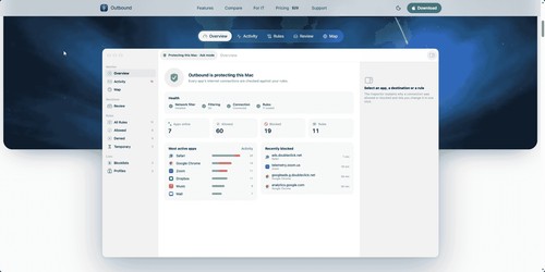 Outbound Firewall screenshot