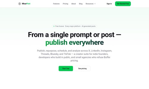 MisarPost.com home page
