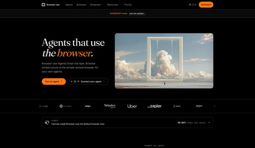 Browser Use screenshot