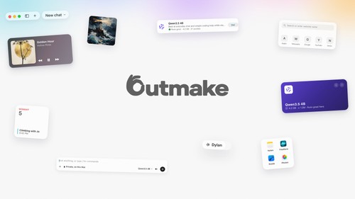 Outmake on a Mac: chat, pictures, video and voices in one native app.