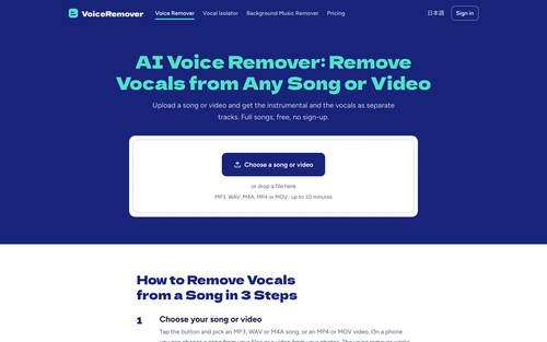 Voice Remover screenshot