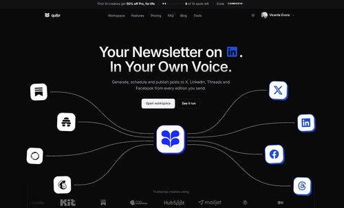 Quibr screenshot