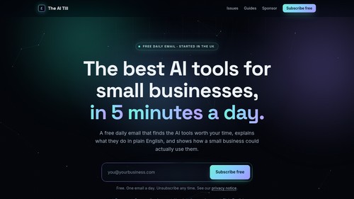 The AI Till screenshot