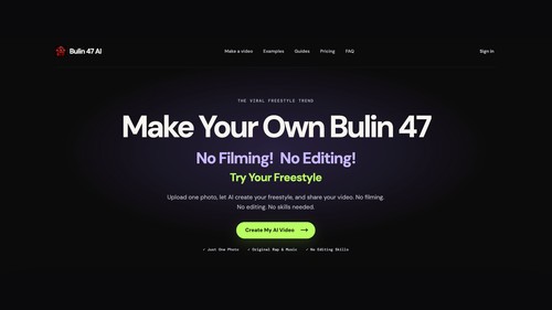 Bulin 47 AI Video Generator screenshot